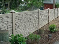 <b>Beige Granite Ecostone Simtek Fence 2</b>